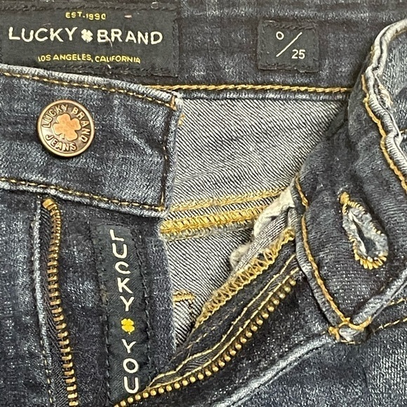 Lucky Brand Ava Mid-Rise Skinny Crop Jean Size 0/25 - Picture 5 of 11